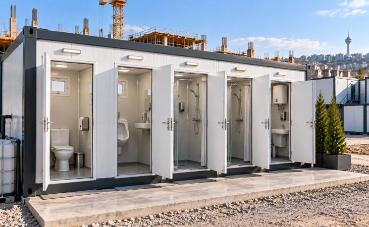 WC-Duş Konteyneri kiralama projesi